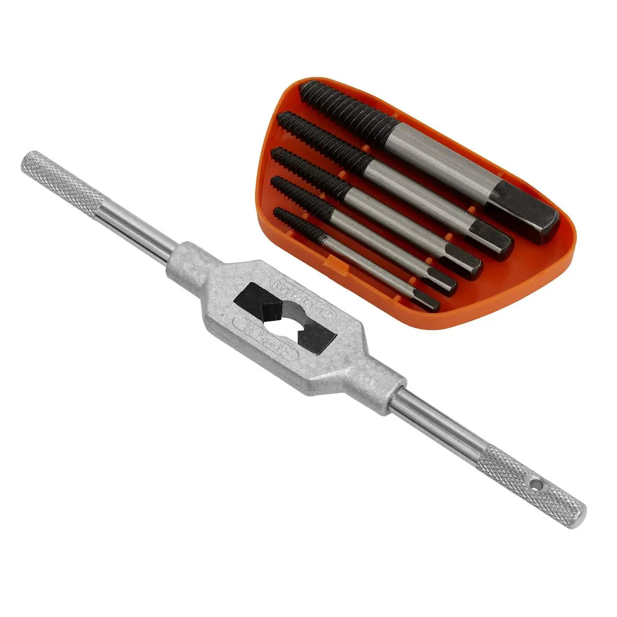 Sealey Screw Extractor Set with Wrench 6pc Helix Type