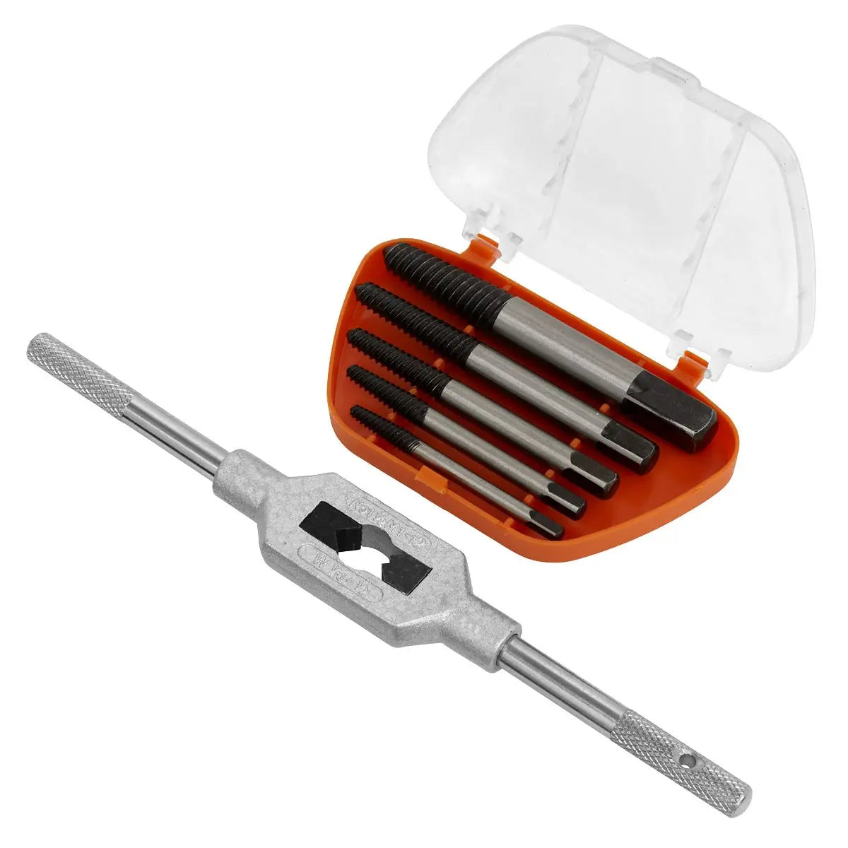 Sealey Screw Extractor Set with Wrench 6pc Helix Type