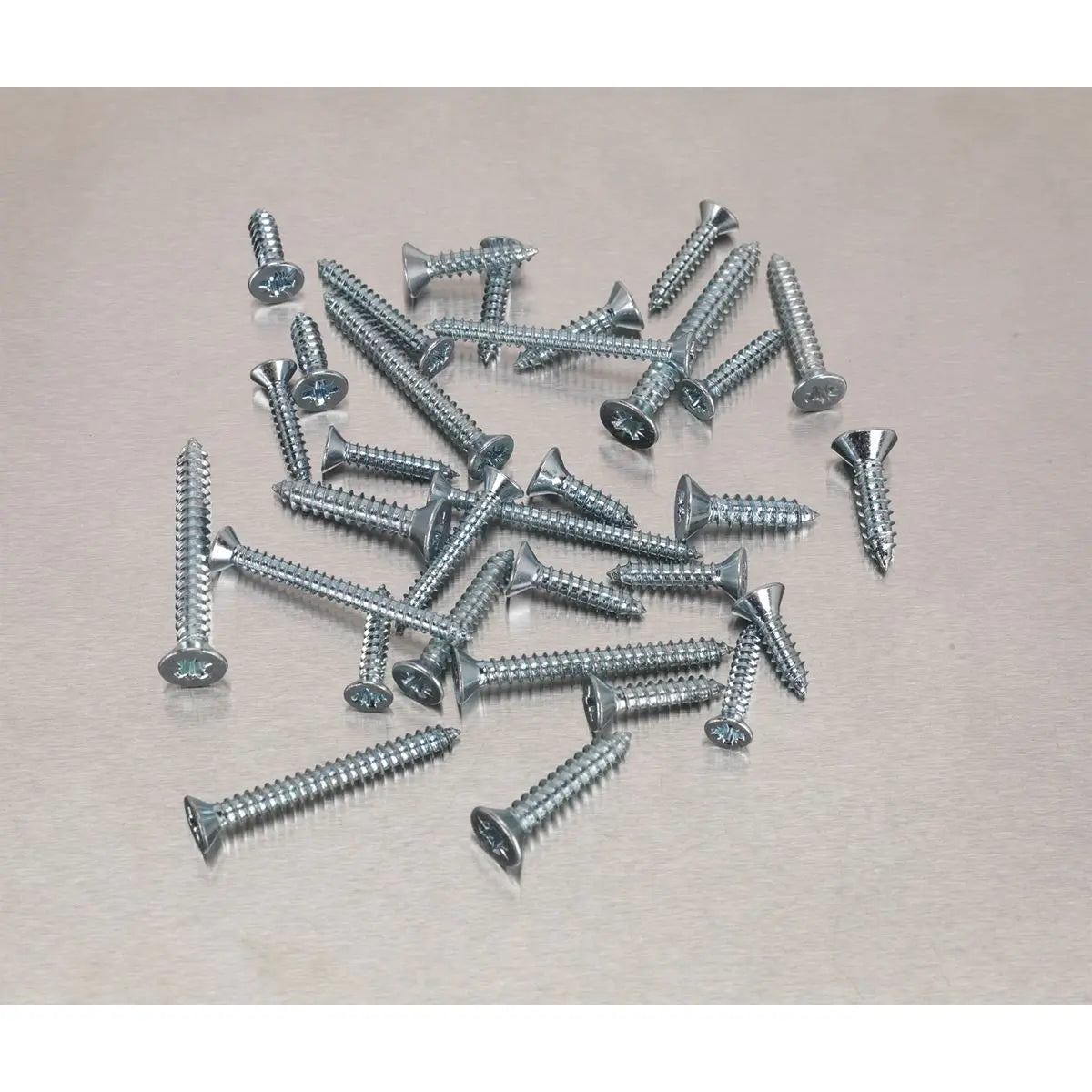 Sealey Self-Tapping Screw Assortment 600pc Countersunk Pozi Zinc