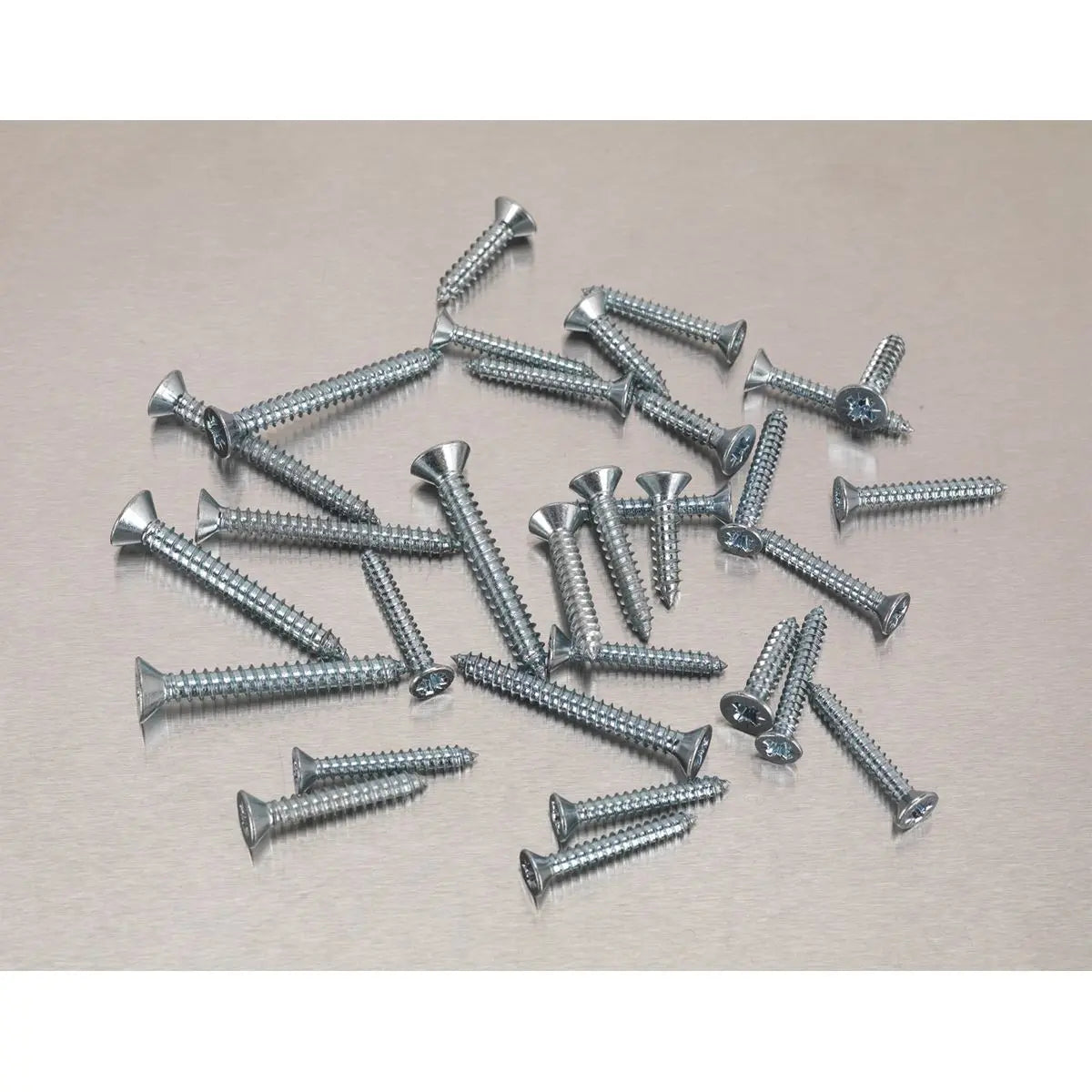 Sealey Self-Tapping Screw Assortment DIN 7982 510pc Countersunk Pozi Zinc
