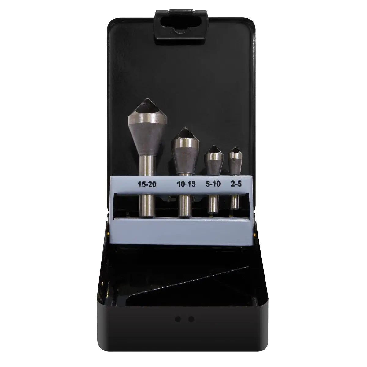 Sealey Slotted Deburring Countersink Drill Bit Set 4pc 90°
