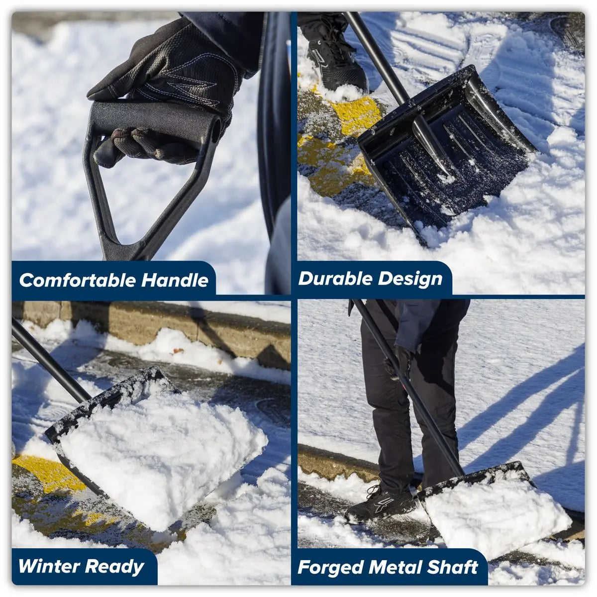 Sealey Snow Shovel 395mm White Rose Tools