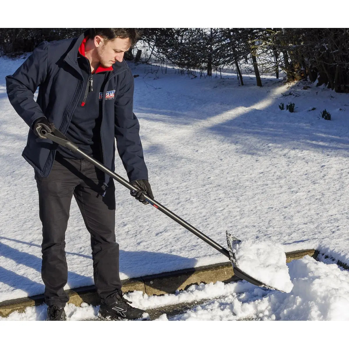 Sealey Snow Shovel 395mm White Rose Tools