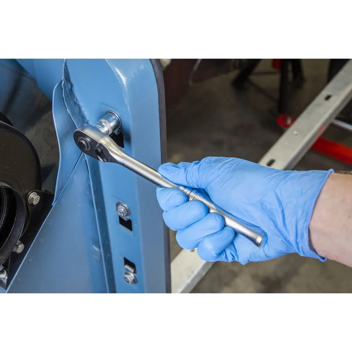 Sealey Socket Set 3/8" Drive Premier Platinum Series Vehicle Ratchet Wrench 31pc White Rose Tools