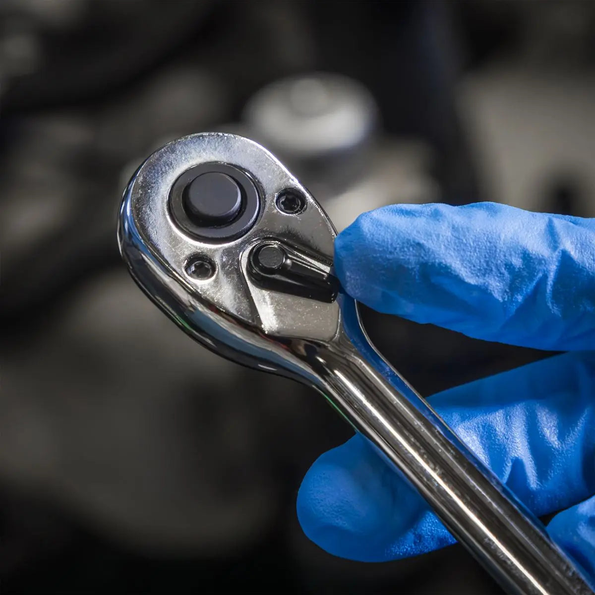 Sealey Socket Set Extendable Ratchet 1/4"Sq Drive 26pc White Rose Tools