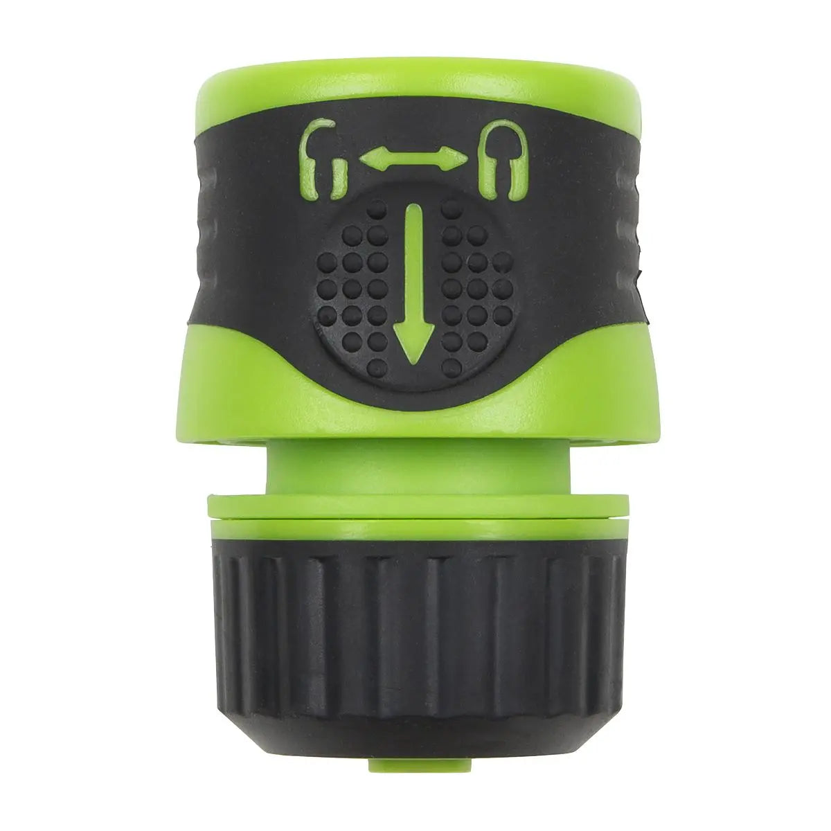 Sealey Soft Touch Hose Connector With Water Stop & Lock 1/2"-5/8 White Rose Tools