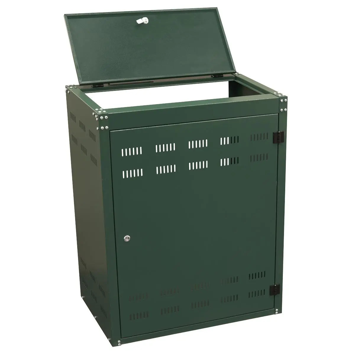 Sealey Solid Gas Cylinder Safety Cabinet - 2 x 19kg White Rose Tools