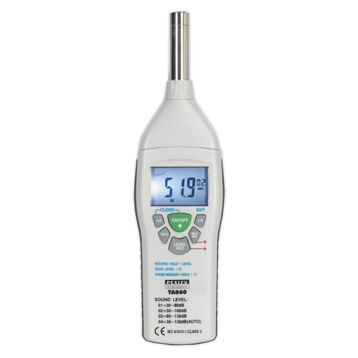 Sealey Sound Level Meter  White Rose Tools