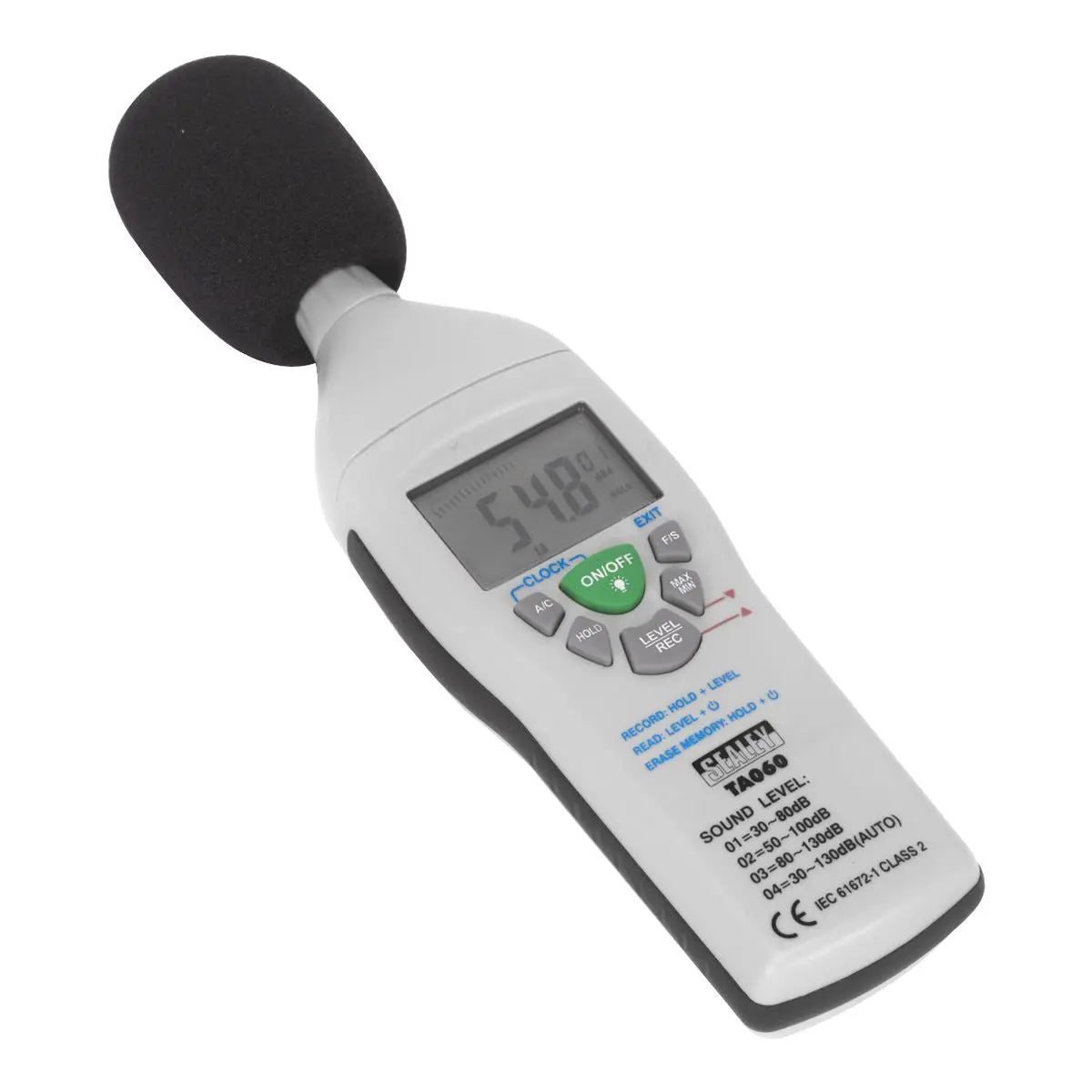 Sealey Sound Level Meter White Rose Tools