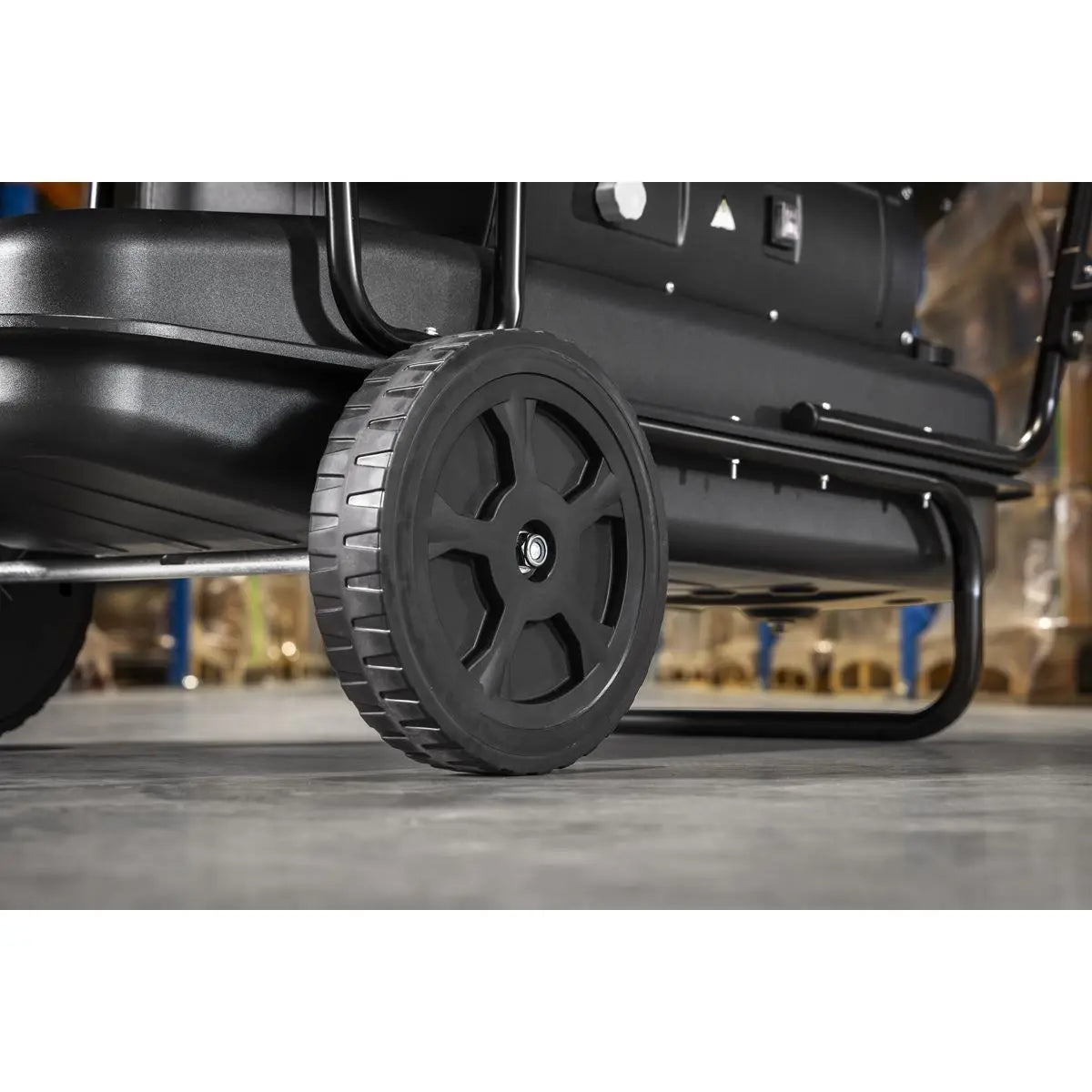 Sealey Space Warmer® Indirect Kerosene Diesel Heater with Wheels 170,000Btu/hr White Rose Tools