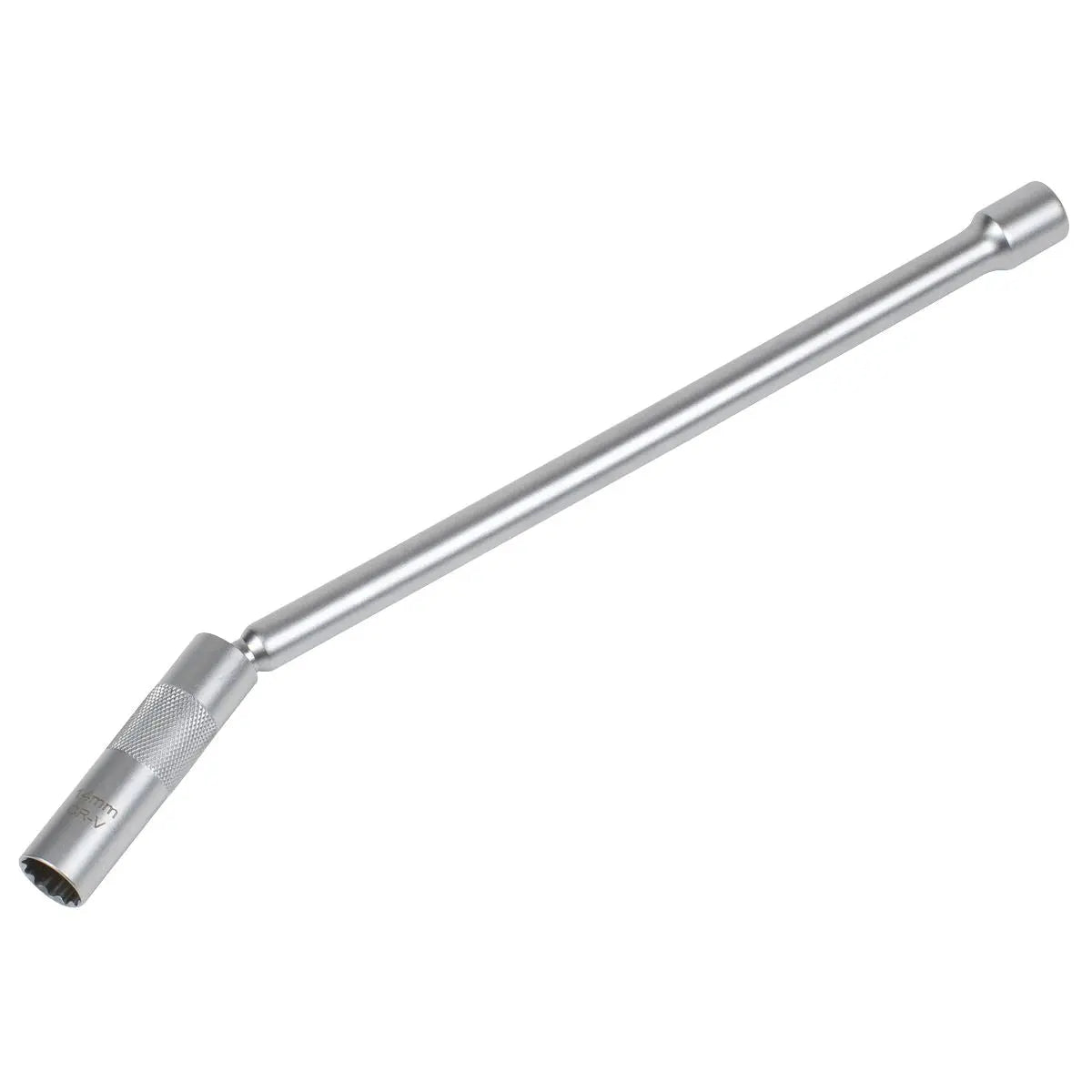 Sealey Spark Plug Socket with Universal Joint & Extension 3/8"Sq Drive 12-Point 14mm White Rose Tools
