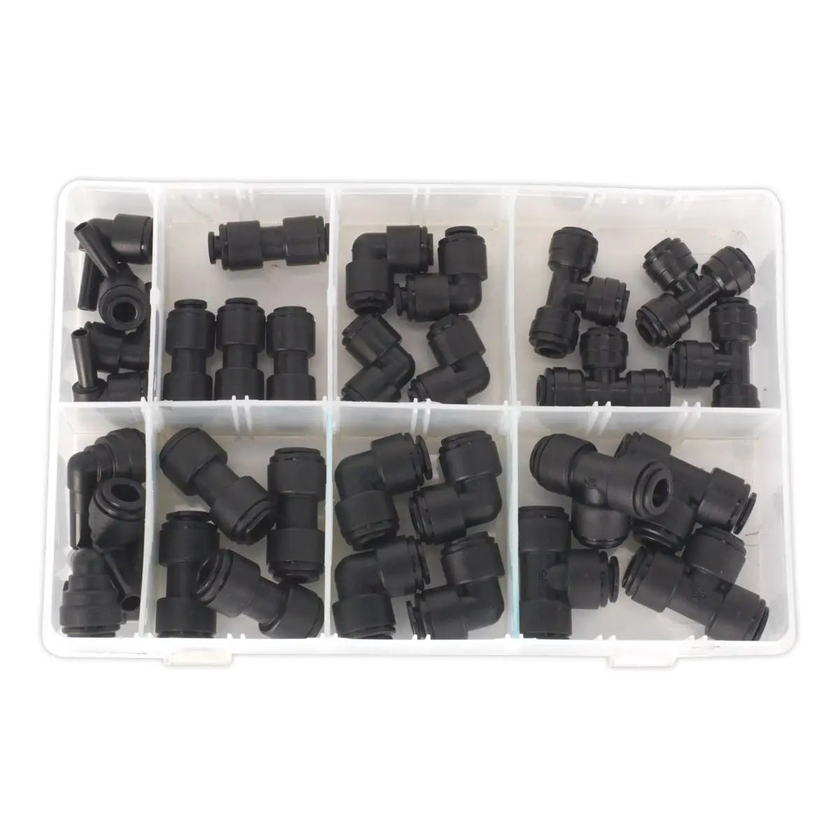 Sealey Speedfit® Coupling Assortment 32pc Ø6 & Ø8mm Metric