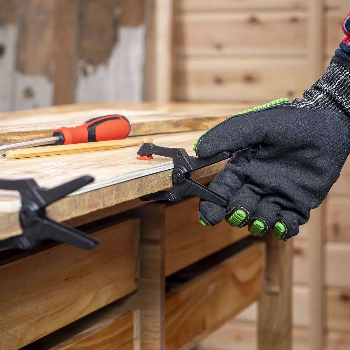 Sealey Spring Clamp Set 45mm 8pc White Rose Tools