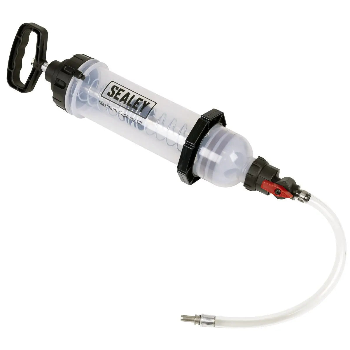 Sealey Spring Loaded Oil Refill Syringe 1.1L  White Rose Tools