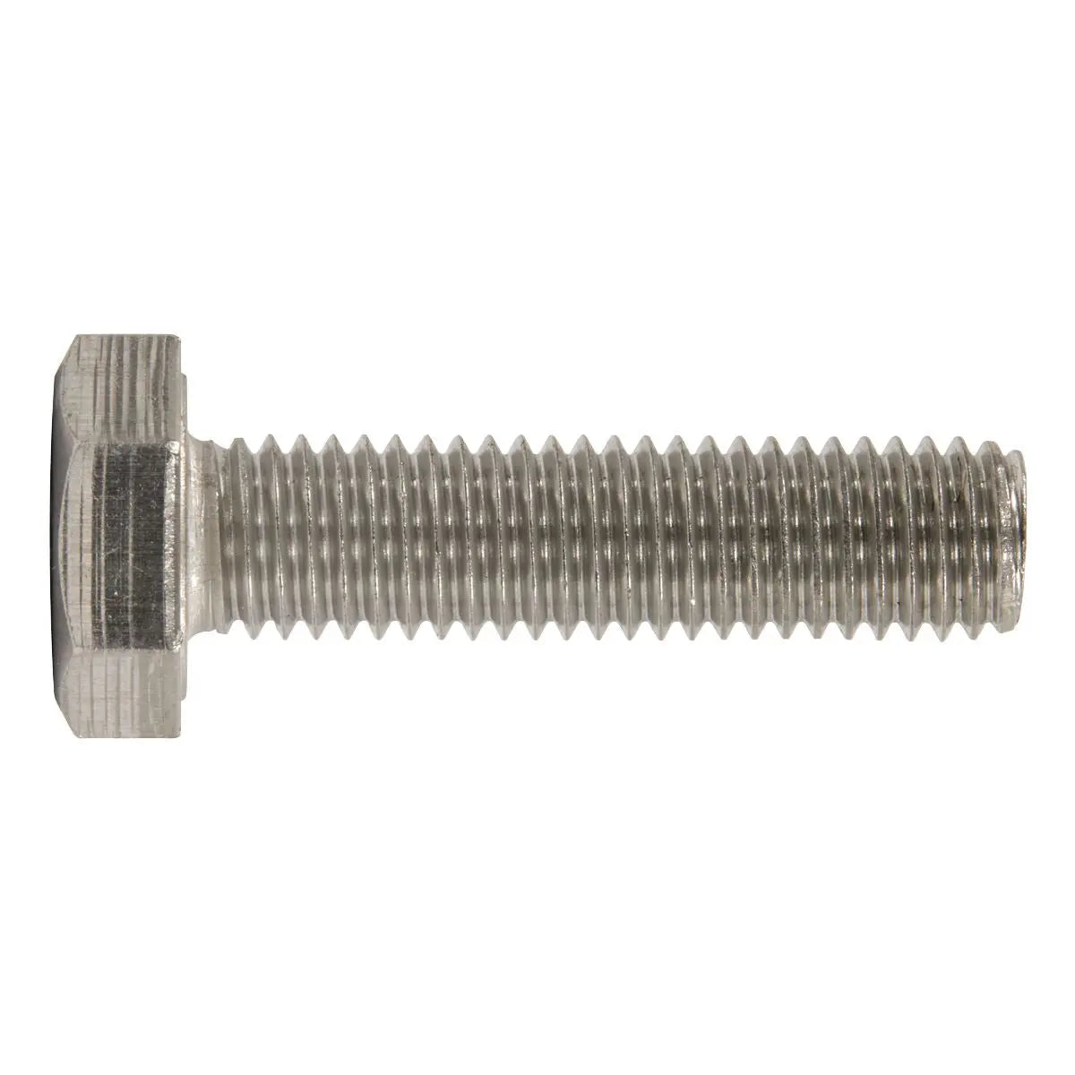 Sealey Stainless Steel Hex Head Set Screw DIN 933 - M10 X 40 A2 - Pack of 25  White Rose Tools