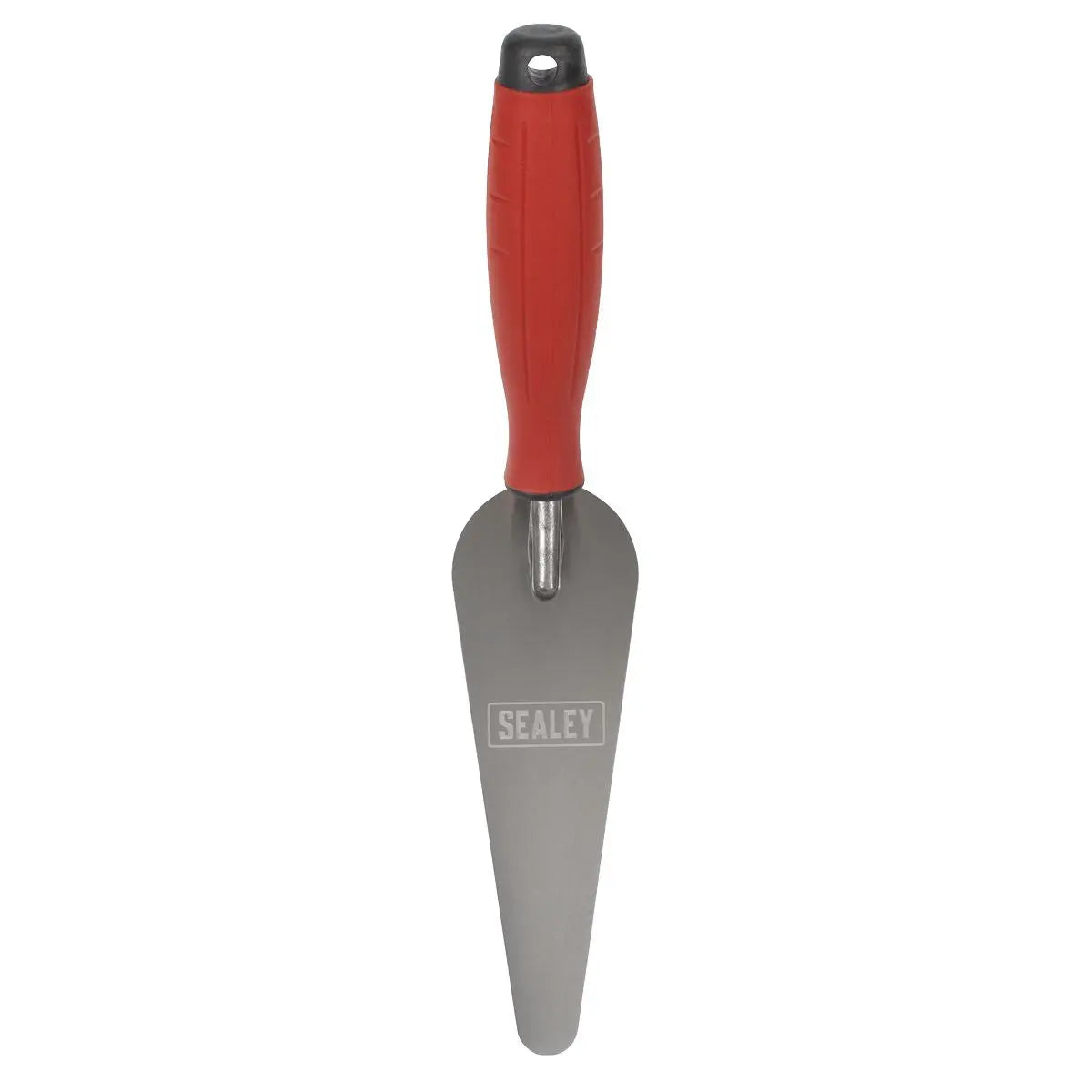 Sealey Stainless Steel Narrow Gauging Trowel - Rubber Handle - 160mm  White Rose Tools
