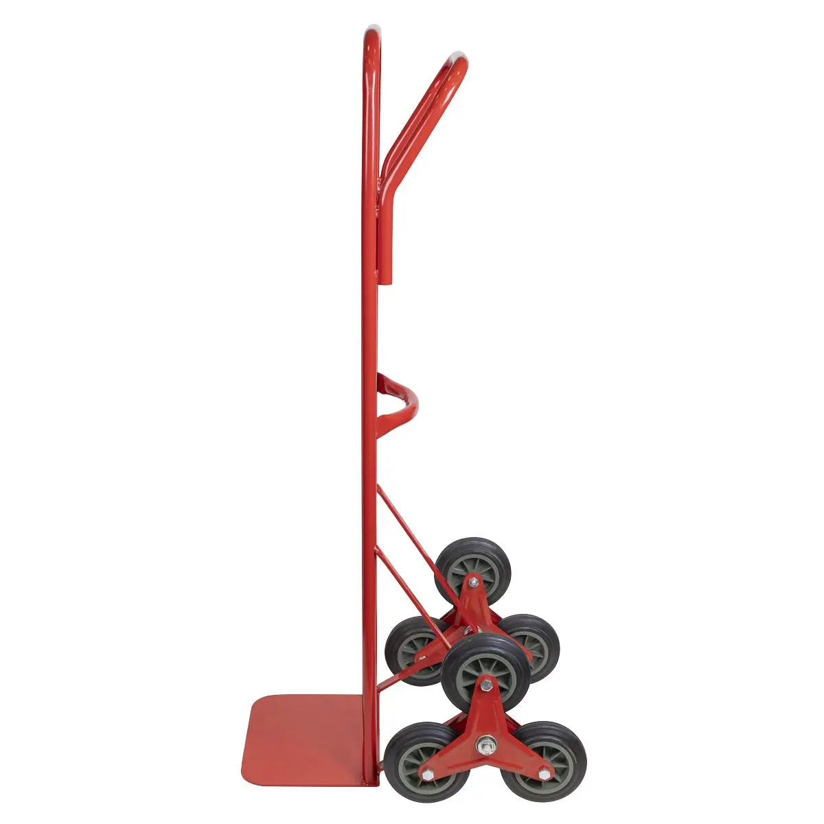 Sealey Stair Climbing Sack Truck with Solid Tyres 150kg Capacity White Rose Tools