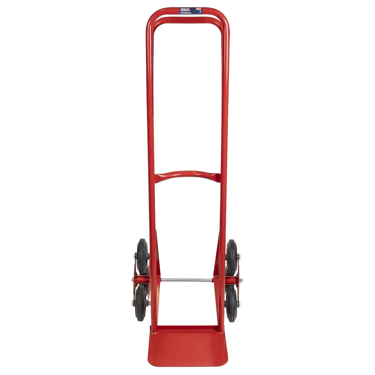 Sealey Stair Climbing Sack Truck with Solid Tyres 150kg Capacity White Rose Tools