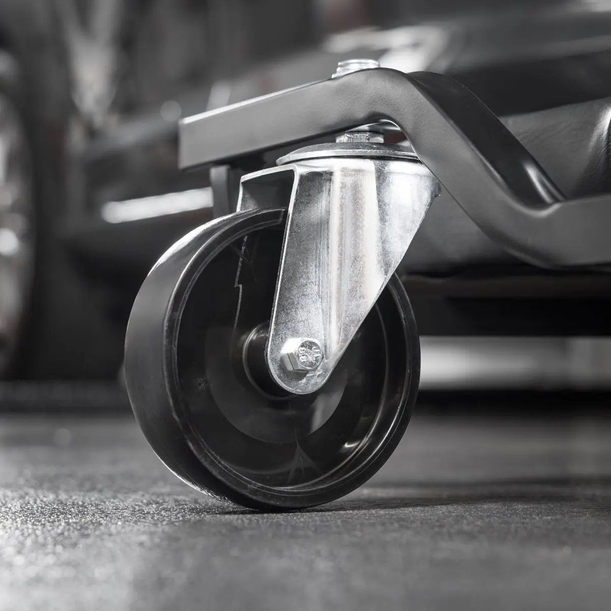 Sealey Steel Creeper with 4 Rough Ground Wheels White Rose Tools