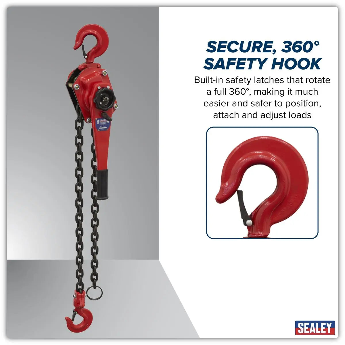 Sealey Steel Lever Hoist 3000kg White Rose Tools