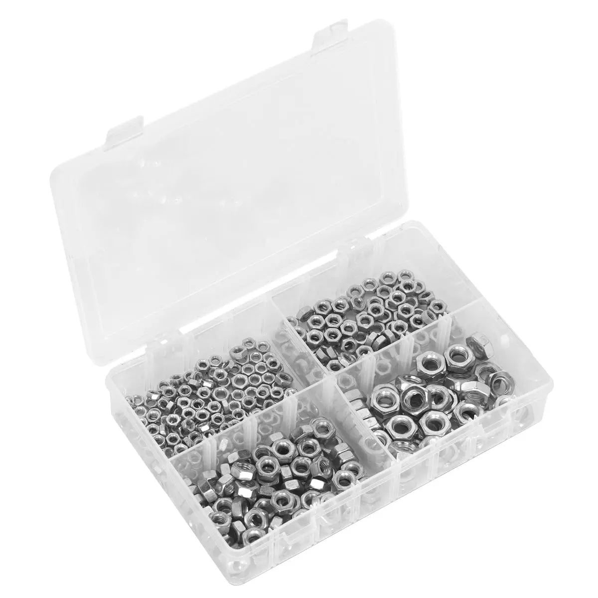 Sealey Steel Nut Assortment 370pc M5-M10 Metric