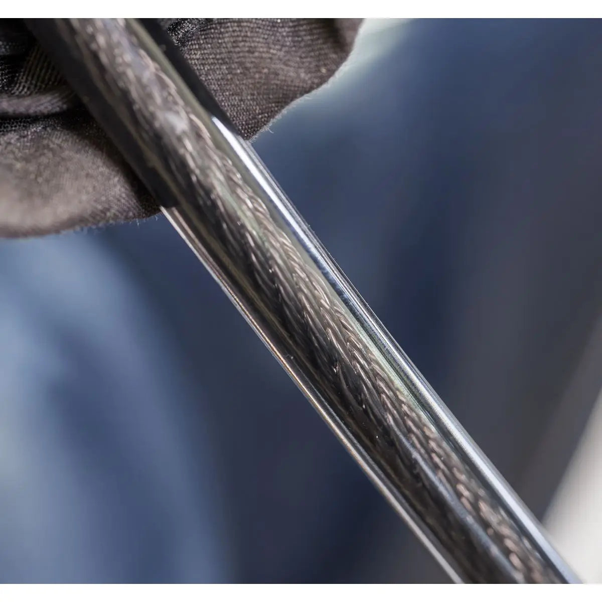 Sealey Steel Wire Security Cable without Lock 10mm x 5m White Rose Tools