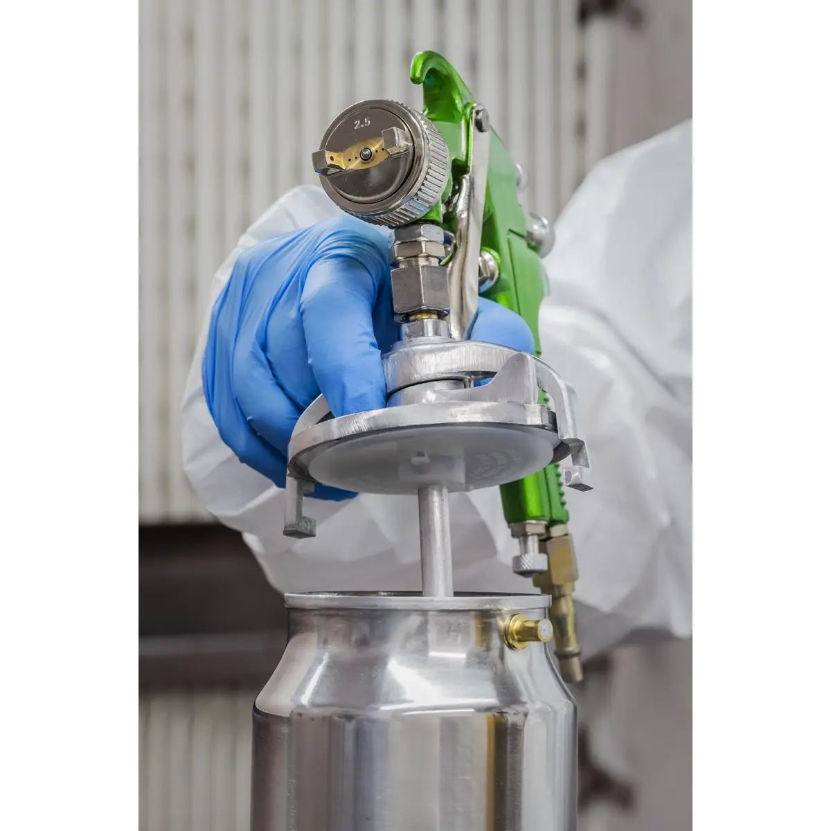 Sealey Suction Feed Spray Gun 2.5mm Set-Up