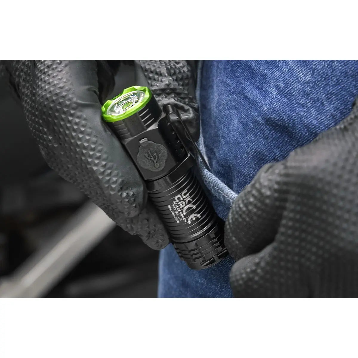 Sealey Super Beam 1000lm Rechargeable SMD LED 10W Pocket Light  White Rose Tools