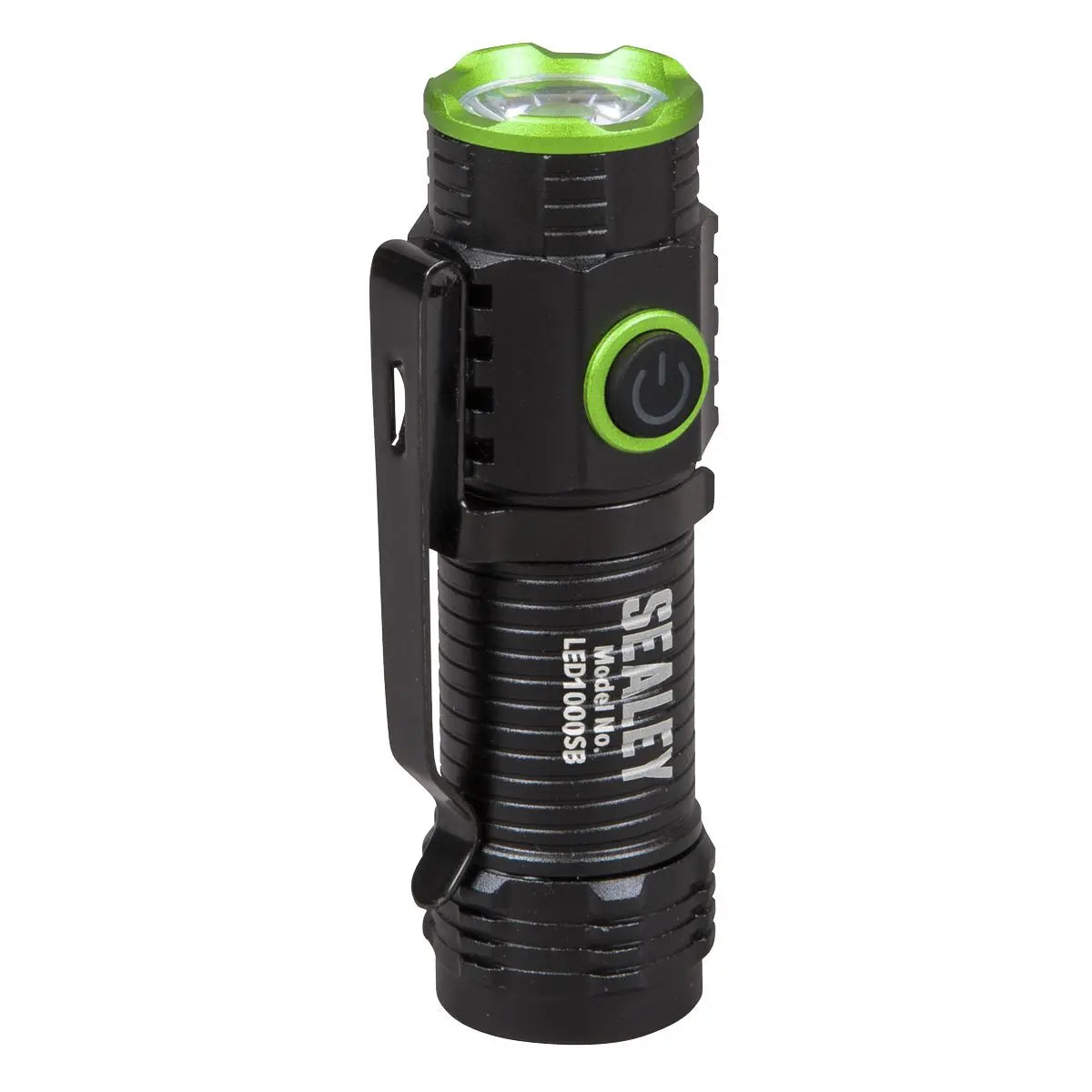 Sealey Super Beam 1000lm Rechargeable SMD LED 10W Pocket Light  White Rose Tools