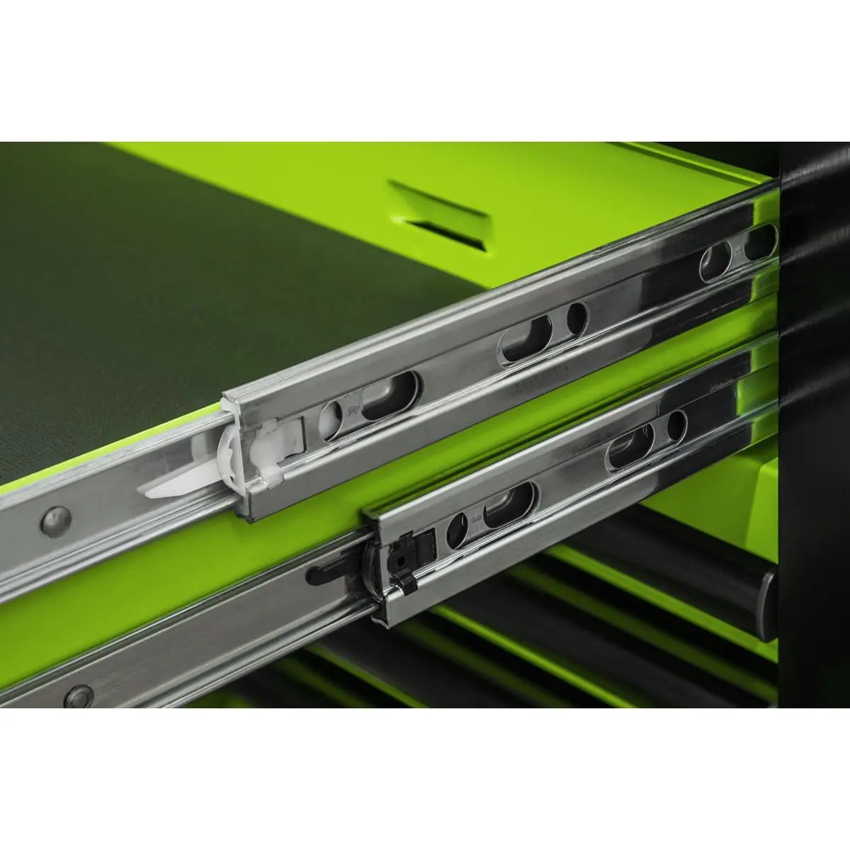 Sealey Superline Pro 15 Drawer 1549mm Mobile Trolley with Wooden Worktop, Hutch, 2 Drawer Riser & Side Locker White Rose Tools