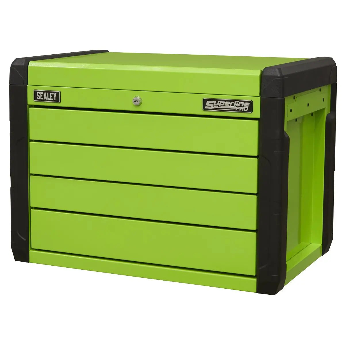 Sealey Superline Pro 4 Drawer Push-to-Open Topchest with Ball-Bearing Slides - Green