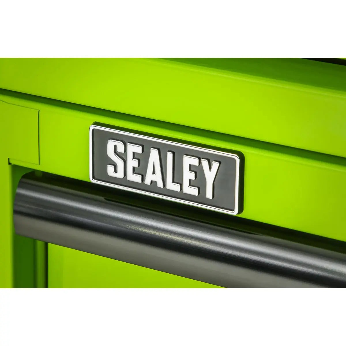 Sealey Superline Pro Mid-Box Tool Chest 2 Drawer with Ball-Bearing Slides - Green/Black White Rose Tools