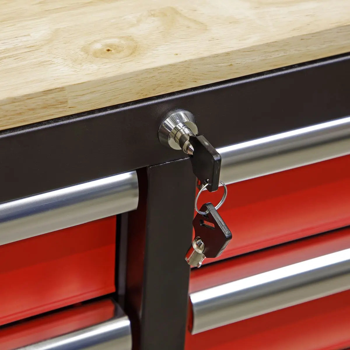 Sealey Superline Pro Mobile Workstation 10 Drawer with Backboard White Rose Tools