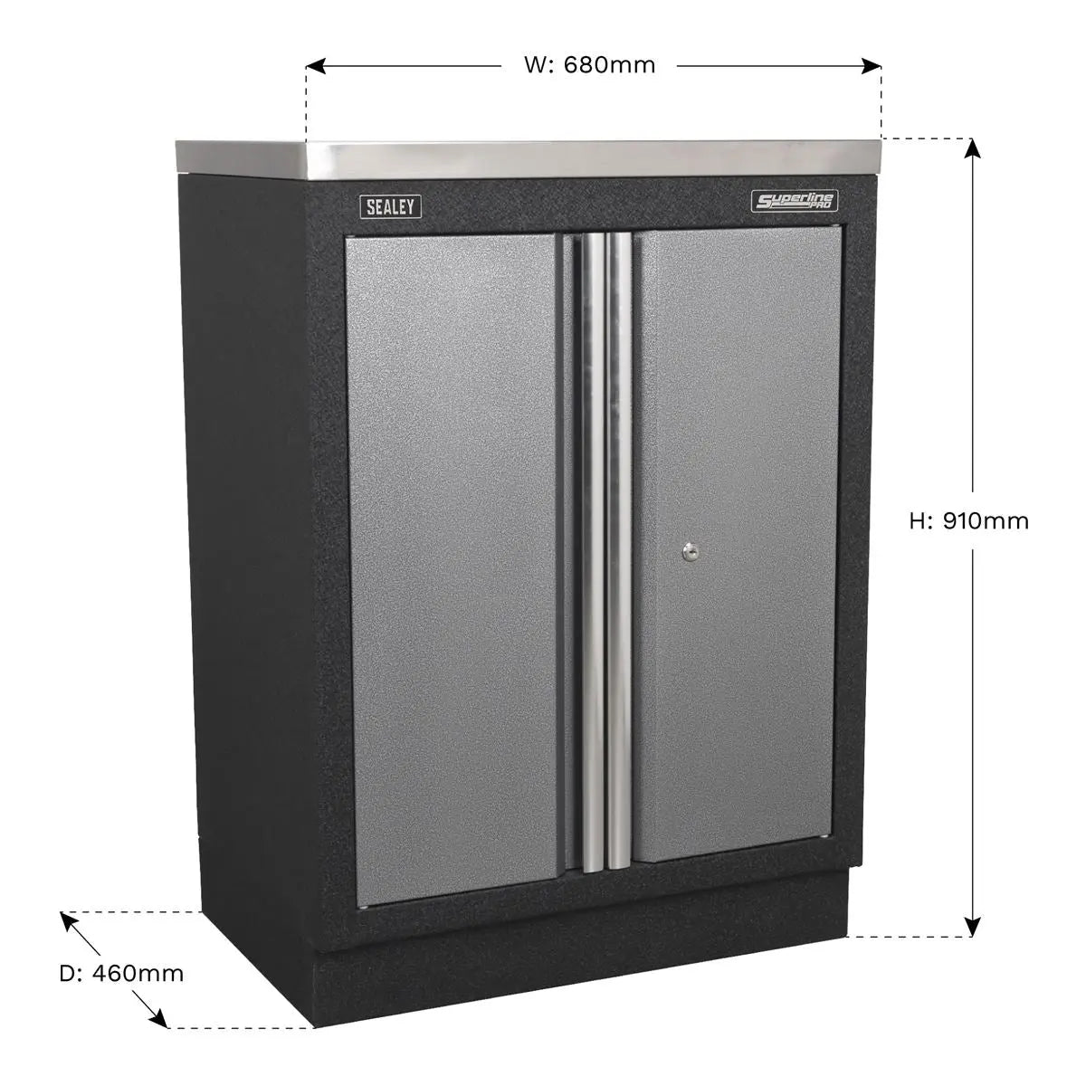 Sealey Superline Pro Modular 2 Door Floor Cabinet 680mm