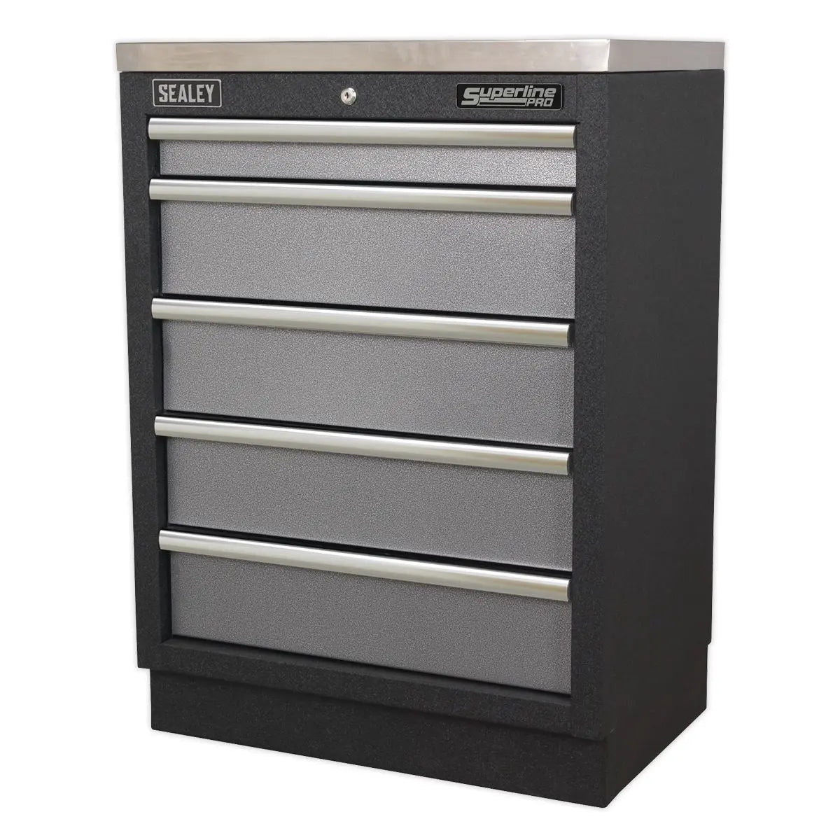 Sealey Superline Pro Modular 5 Drawer Cabinet 680mm White Rose Tools