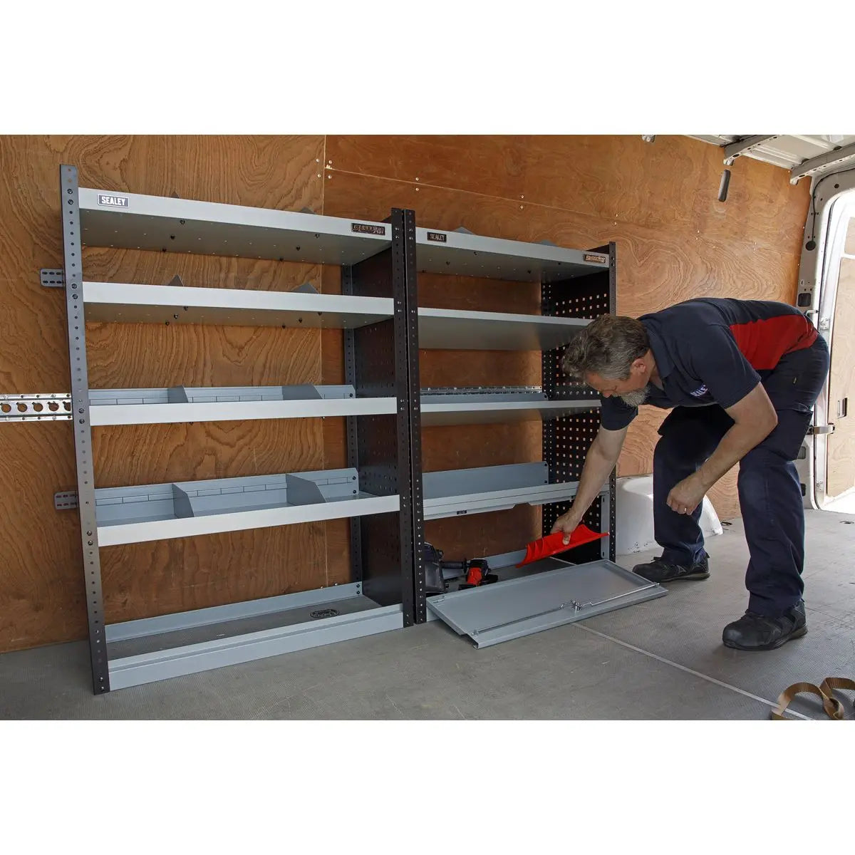 Sealey Superline Pro Modular Flat Shelf Van Storage Unit 925mm