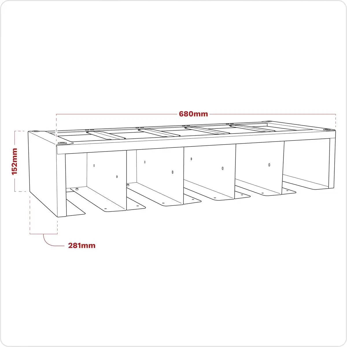 Sealey Superline Pro Modular Power Tool Rack 680mm