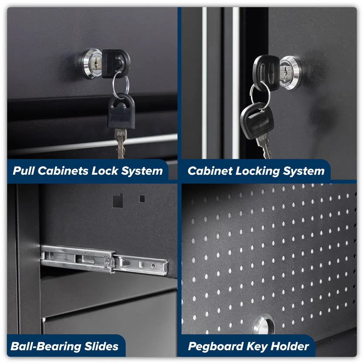 Sealey Superline Pro Rapid-Fit 4.6m Modular Garage Storage System White Rose Tools