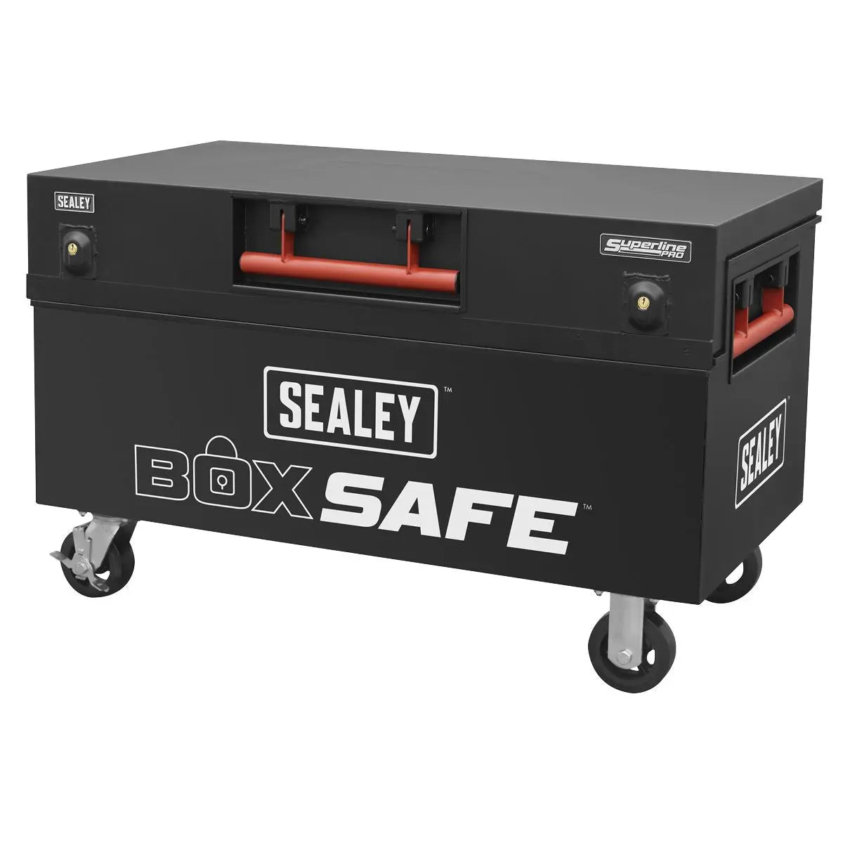 Sealey Superline Pro Site Box 1125 x 610 x 625mm with Wheel Kit  White Rose Tools