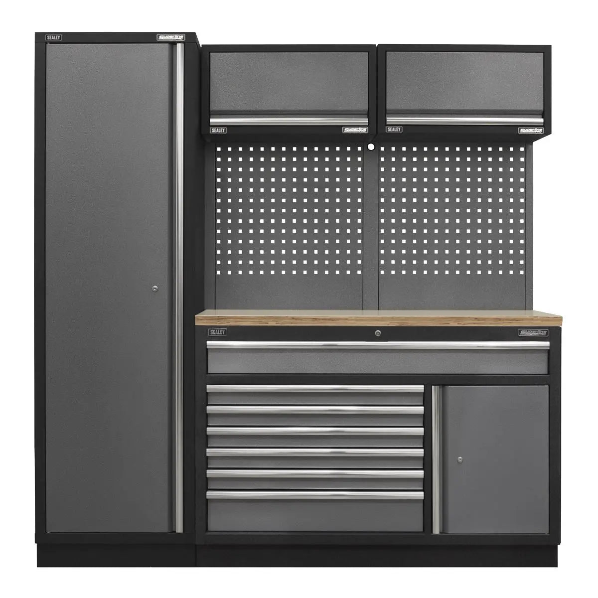 Sealey Superline Pro Superline PRO® 1.96m Storage System - Pressed Wood Worktop