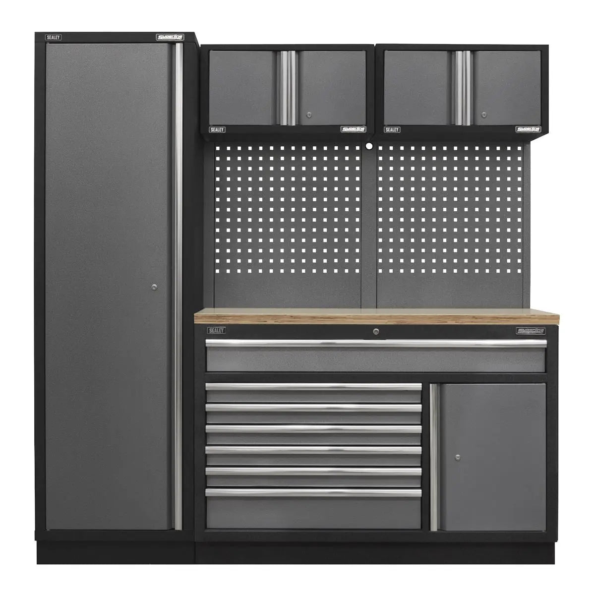 Sealey Superline Pro Superline PRO® 1.96m Storage System - Pressed Wood Worktop