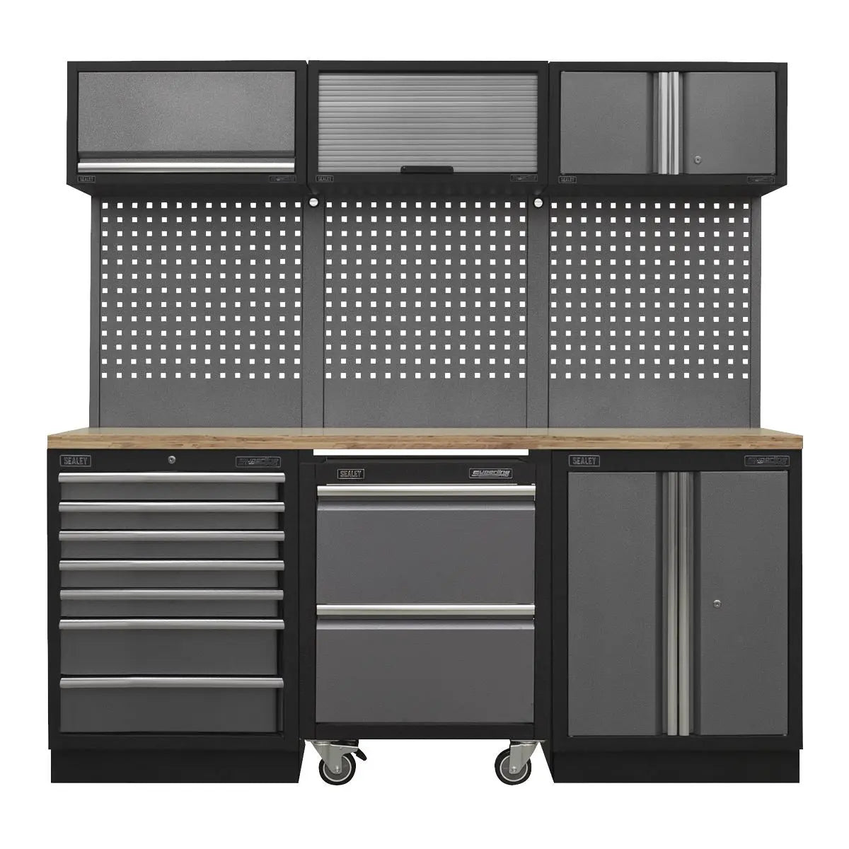 Sealey Superline Pro Superline PRO® 2.04m Storage System - Pressed Wood Worktop