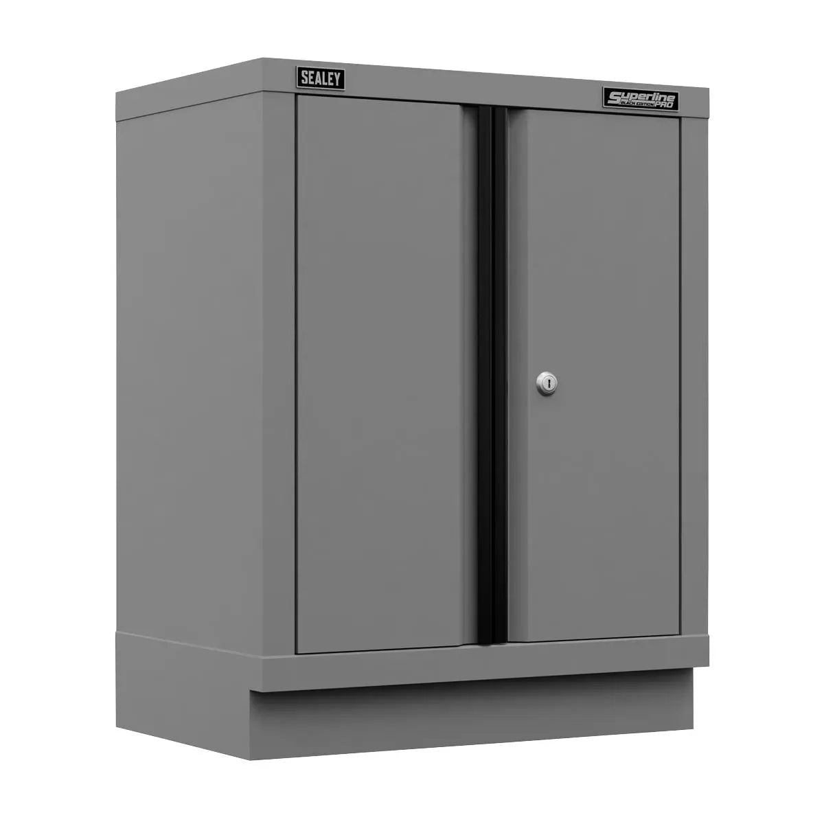 Sealey Superline Pro Superline PRO® Black Edition Modular Floor Cabinet 2 Door 680mm White Rose Tools