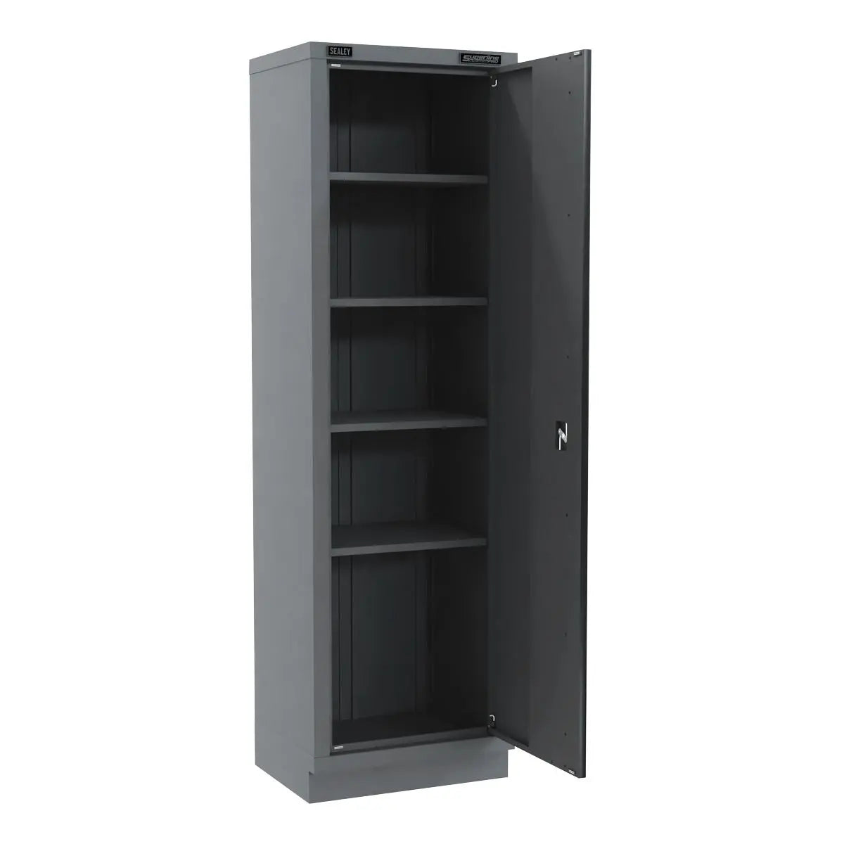 Sealey Superline Pro Superline PRO® Black Edition Modular Full Height Floor Cabinet 600mm White Rose Tools