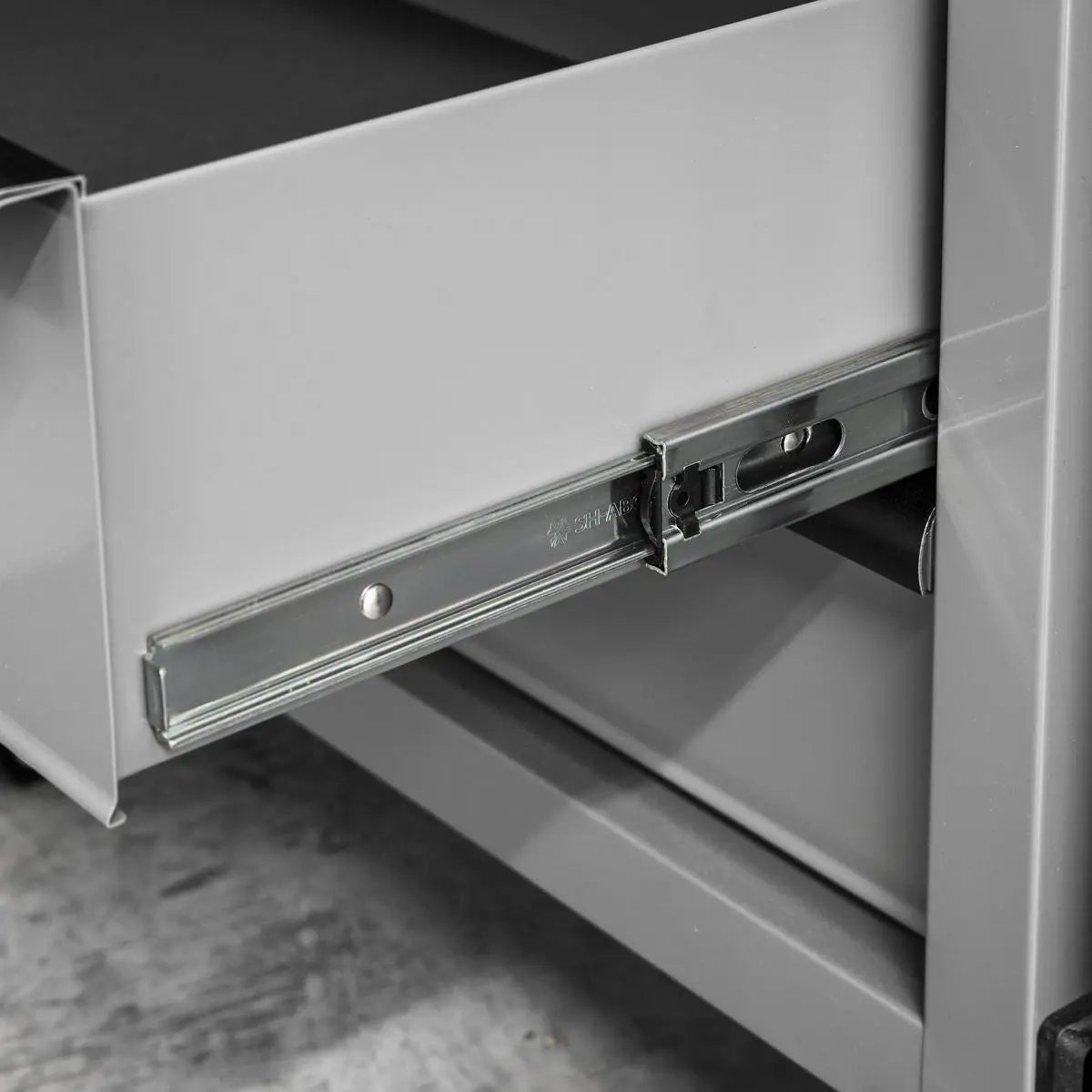 Sealey Superline Pro Superline PRO® Black Edition Modular Mobile Cabinet 5 Drawer 650mm White Rose Tools