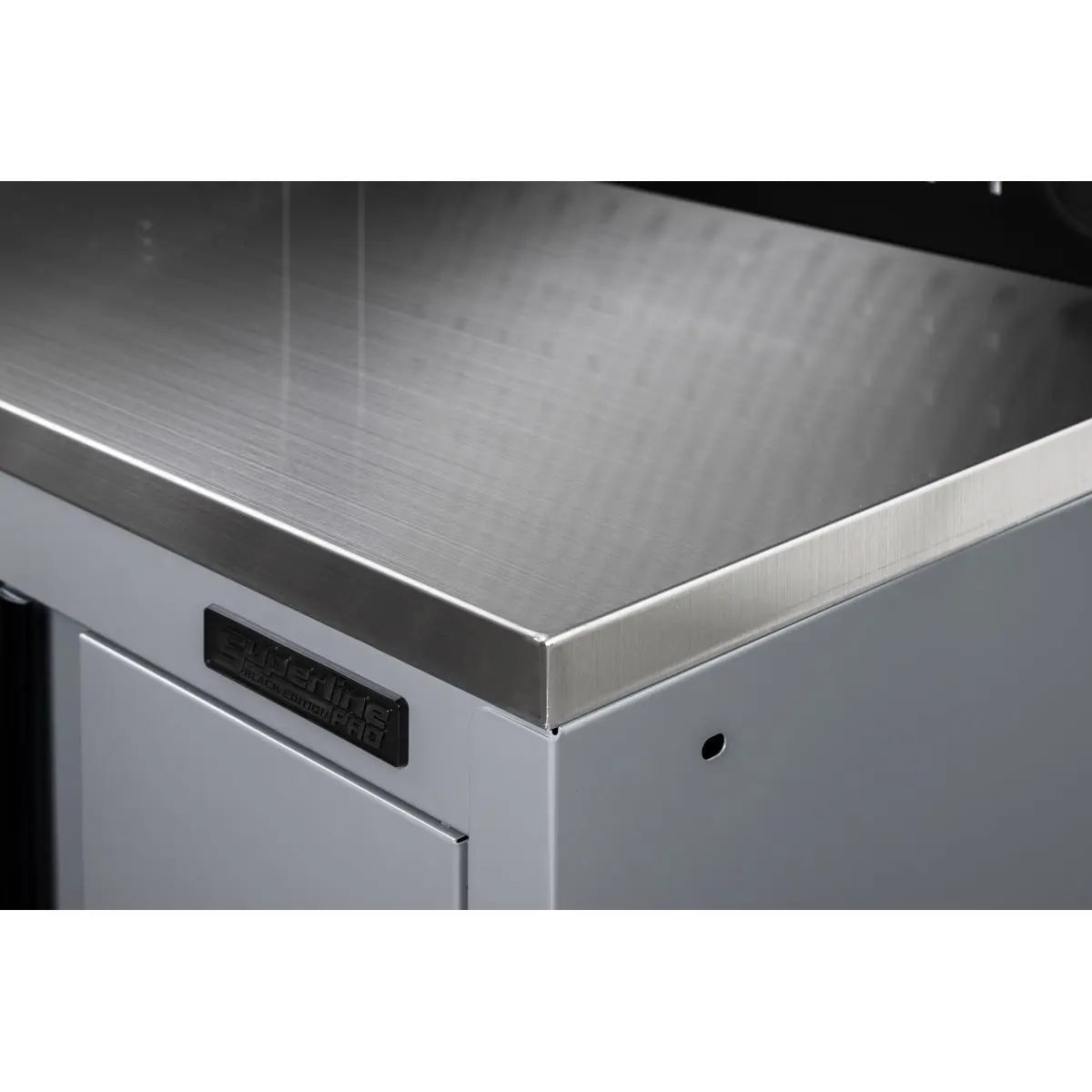 Sealey Superline Pro Superline PRO® Black Edition Stainless Steel Worktop 1360mm White Rose Tools
