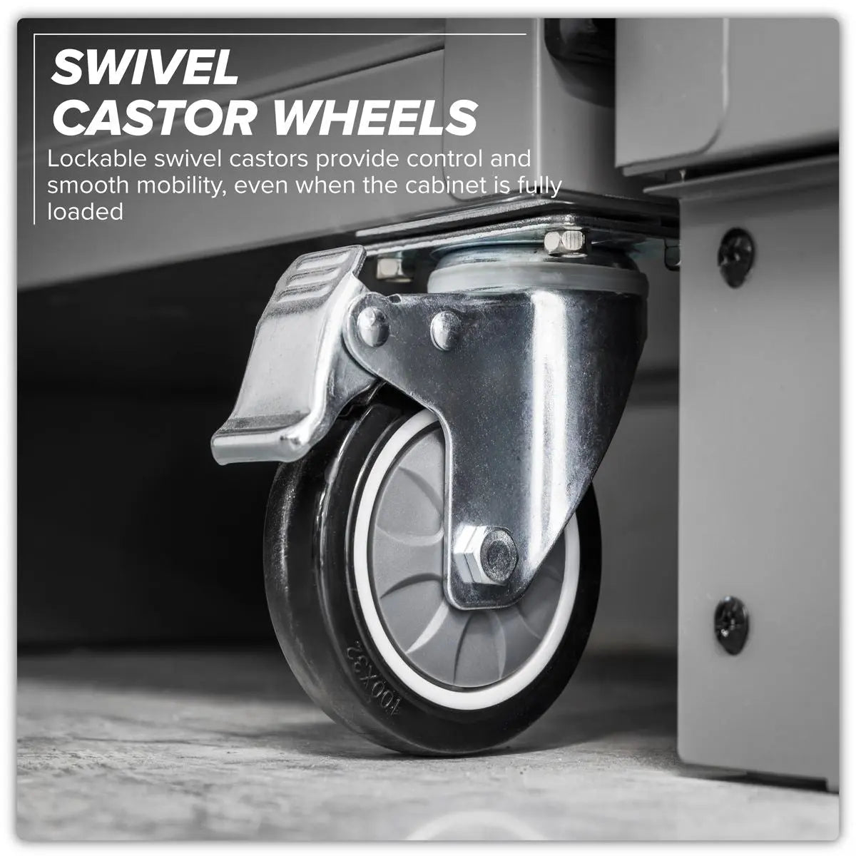 Sealey Superline Pro Superline PRO® Black Edition Storage System with Rubber Wood Worktop 2.64m White Rose Tools