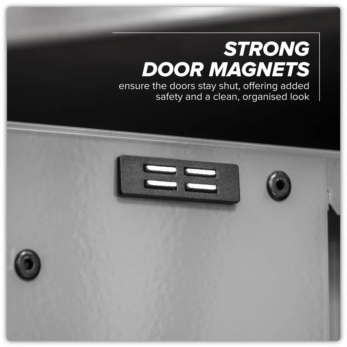 Sealey Superline Pro Superline PRO® Black Edition Storage System with Rubber Wood Worktop 2.64m White Rose Tools