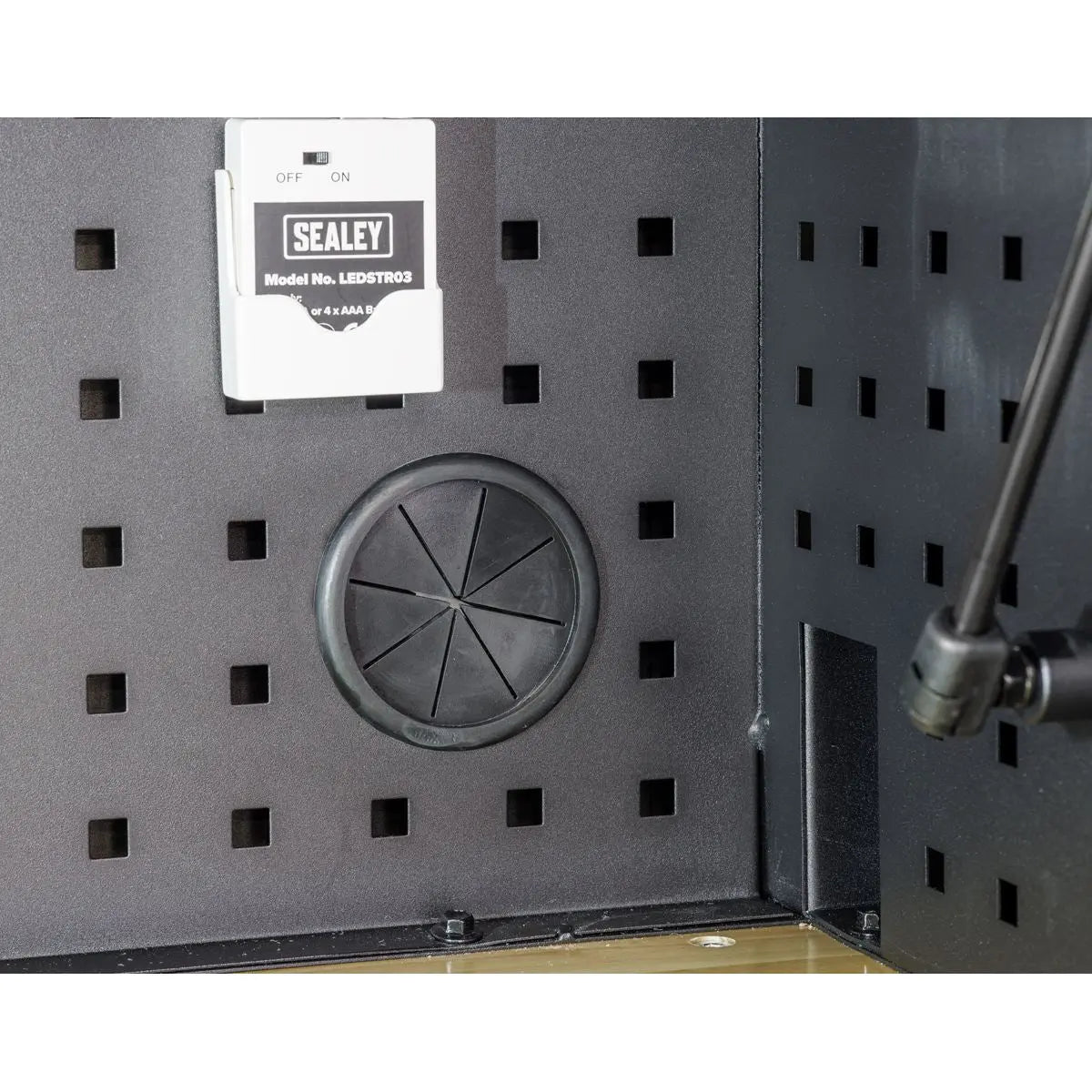 Sealey Superline Pro Superline PRO® Black Edition Top Hutch & 2 Drawer Riser 1549mm White Rose Tools