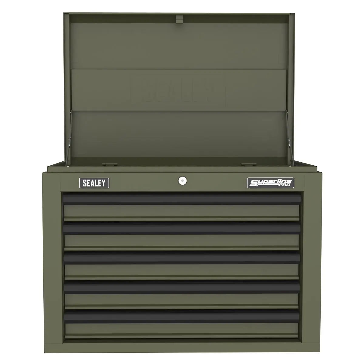 Sealey Superline Pro Superline PRO® Heavy-Duty Topchest 5 Drawer - Khaki White Rose Tools